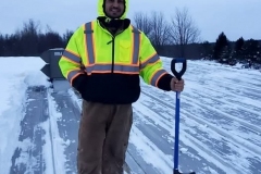 Commercial roof snow removal