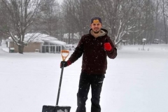 Roof snow removal